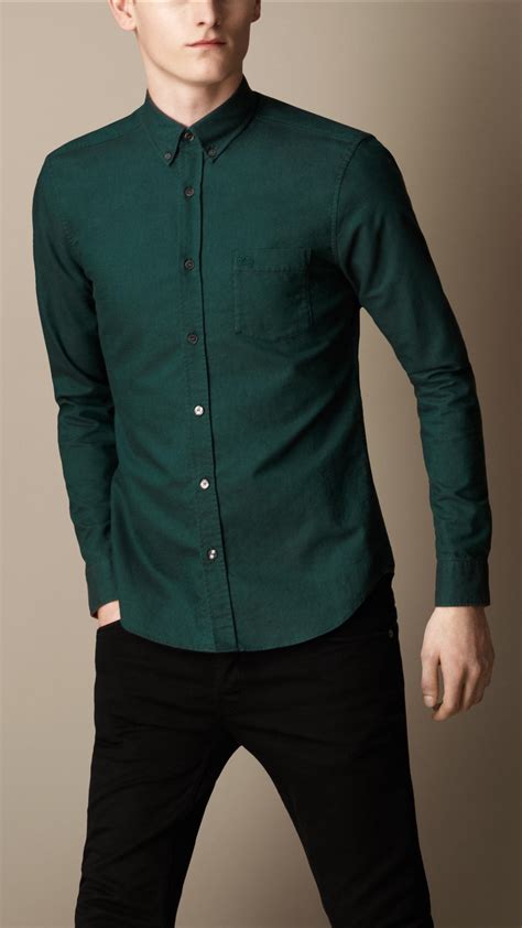 men green burberry shirt|burberry shirts for men outlet.